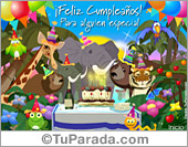 Feliz cumpleaños selvático
