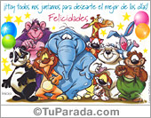 Tarjeta de Feliz Cumpleaños
