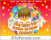 Tarjeta de cumpleaños sorpresa