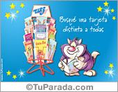 Busqué una tarjeta...