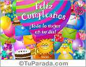 Tarjeta de feliz cumpleaños