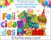Tarjeta de felicidades