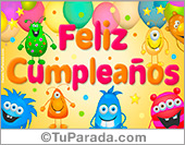 Ecard de muy feliz cumpleaños