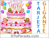 Torta gigante en rosa suave