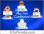 Postal de cumpleaños con deseos