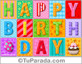 Happy Birthday con movimiento
