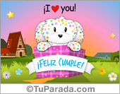 Tarjeta saludo de cumpleaños sorpresa