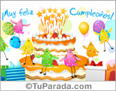 Postal animada de feliz cumpleaños