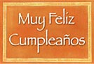 Muy feliz cumpleaños