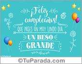 Tarjeta de cumpleaños vintage