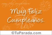 Los mejores deseos.