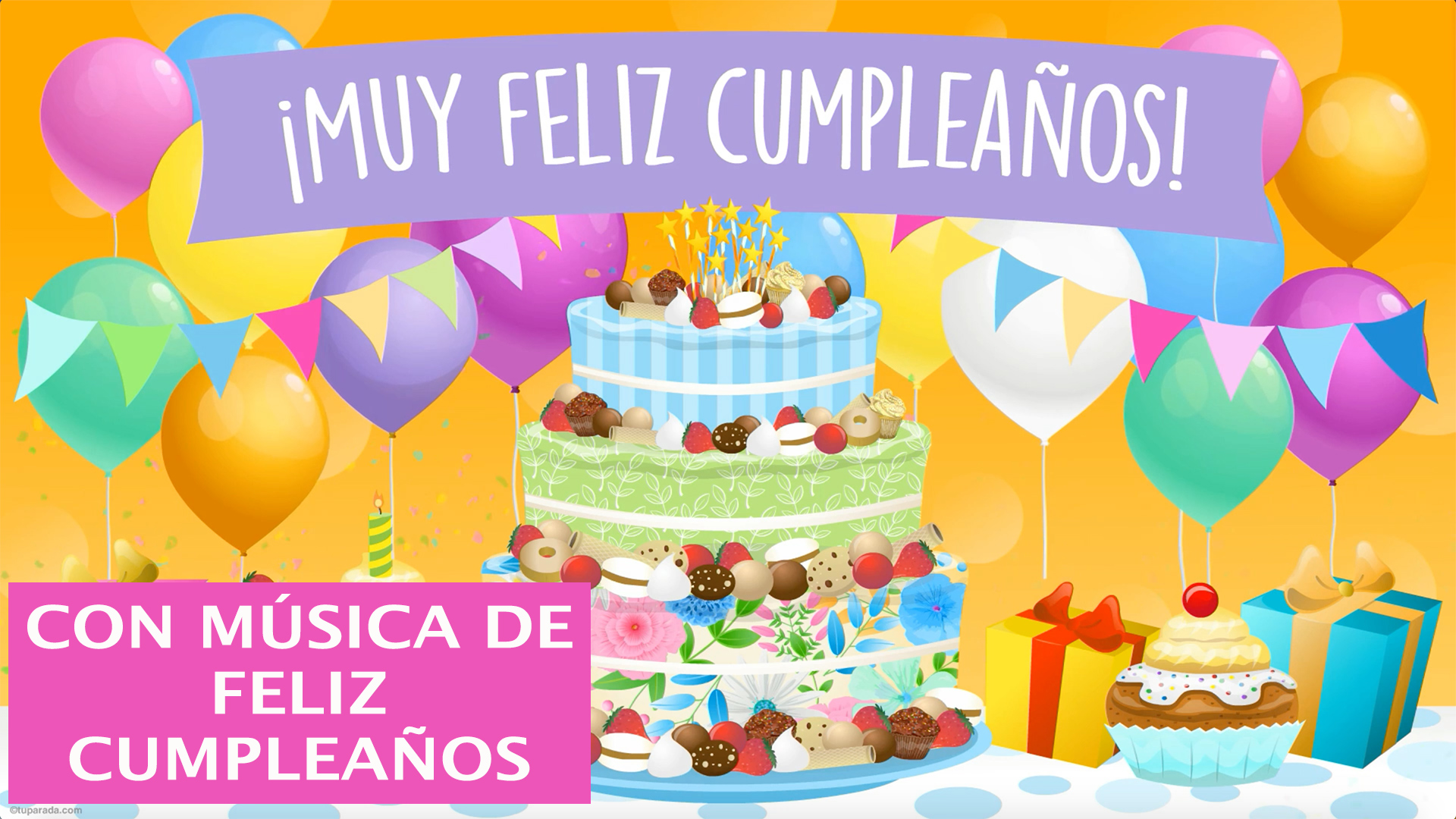 Video Tarjeta de Cumpleaños Feliz