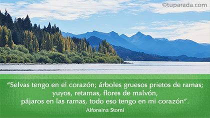 Tarjeta de Alfonsina Storni
