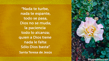 Tarjeta de Santa Teresa de Jesús