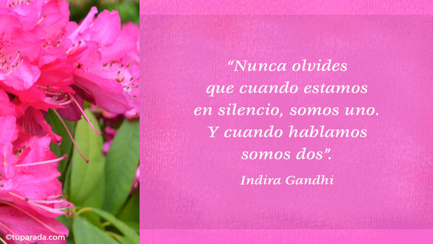 Frases de Indira Gandhi