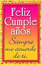 Siempre me acuerdo de ti.