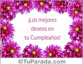 Los mejores deseos de cumpleaños