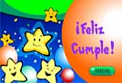 Cumpleaños con estrellas.