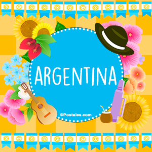 Imagen de Argentina personalizable