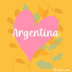 Tarjeta - Argentina - Ilustración para compartir