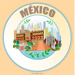 Postal de México circular