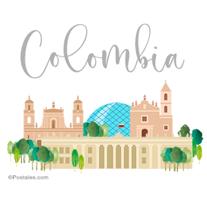 Imágenes, postales: Colombia