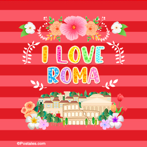 Tarjeta - I love Roma