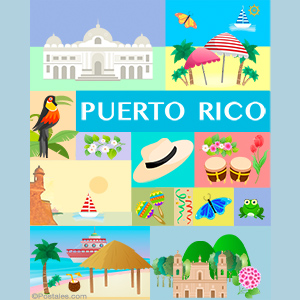Puerto Rico, postal de lugares especiales