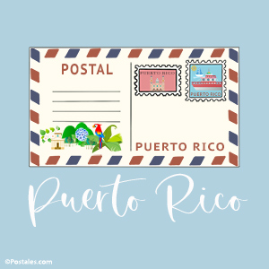 Postal de Puerto Rico vintage
