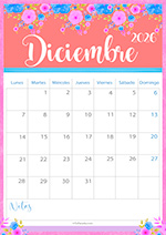 Calendario Diciembre 2026