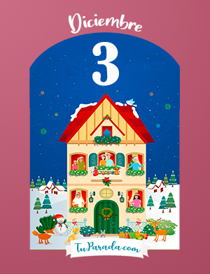 Tarjeta de Calendario de Adviento