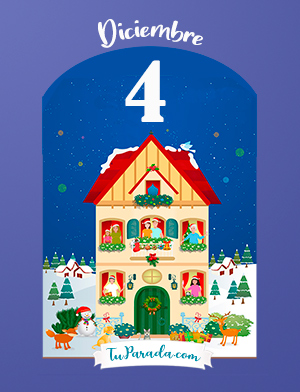 Tarjeta de Calendario de Adviento