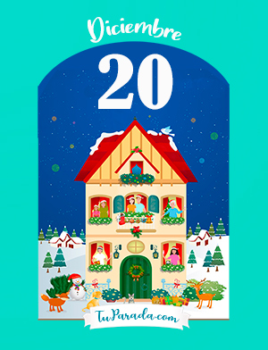 20 de diciembre: Faltan 4 días - Calendario de Adviento