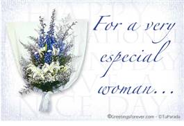 For a very special woman...