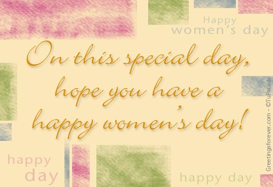 Ecard - Happy Women's day