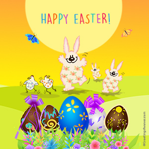 Easter greeting card for you!