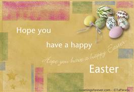 Have a happy easter!