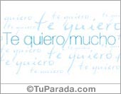 Mensaje de te quiero