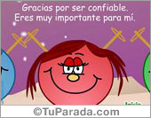 Gracias por ser confiable.