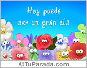 Tarjeta de buenas ondas