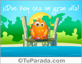 Tarjeta de saludos para amigos