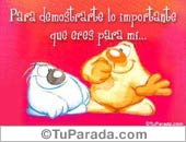 Eres muy importante para mí con estrella
