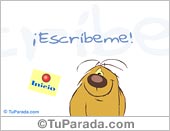 ¡Escríbeme!