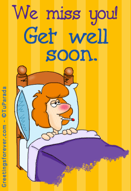 Ecard - Get well soon