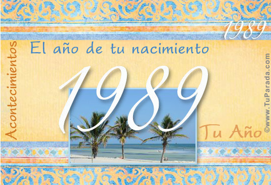 Tarjeta de 1989