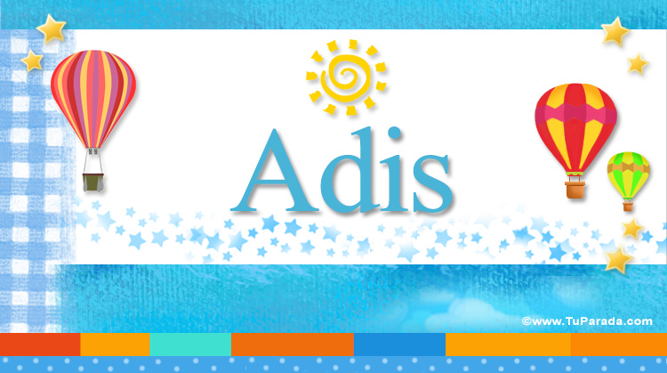 Nombre Adis, Imagen Significado de Adis