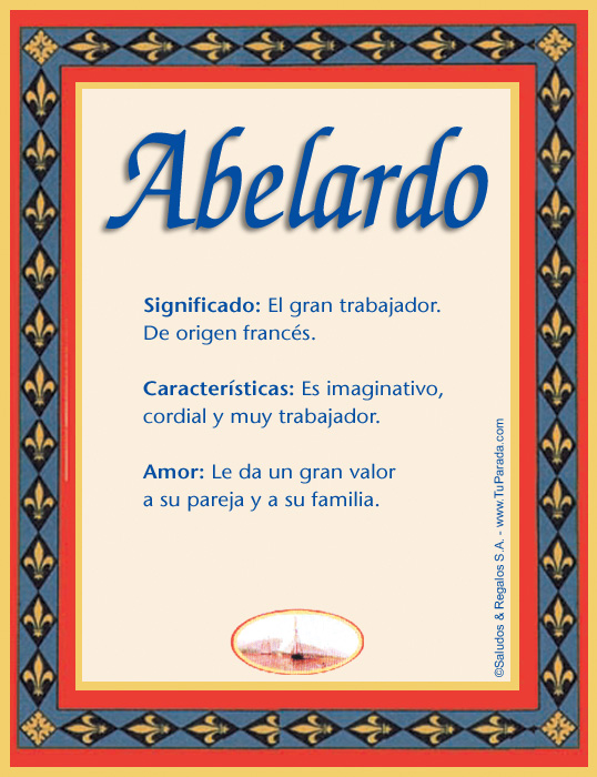 Tarjeta - Abelardo