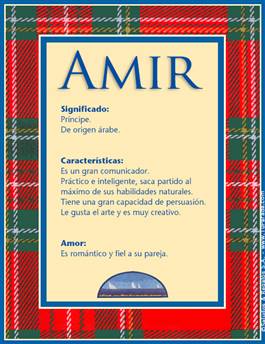 Significado del nombre Amir