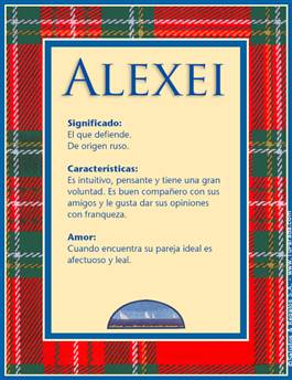 Significado del nombre Alexei