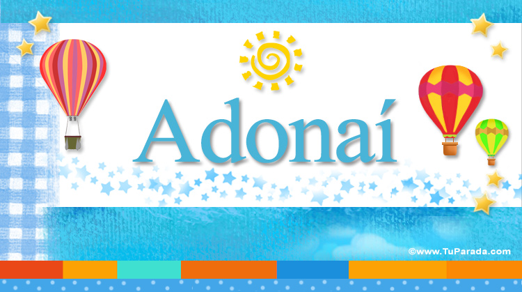 Adonaí, imagen de Adonaí